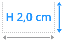 2 cm