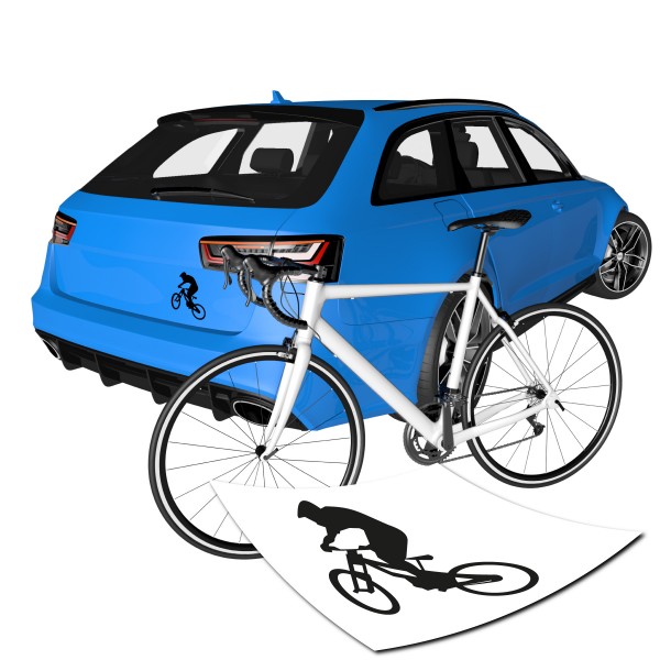 Motivaufkleber - MTB Fahrer- Sticker