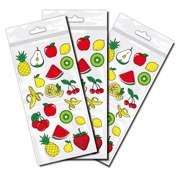 Obst Stickerbogen | Fahrradaufkleber