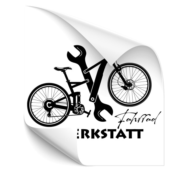 Fahrradwerkstatt Sticker | Wall Art