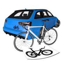 Vorschau: Triathlon Rennrad Motivsticker Vorschau: Triathlon Rennrad Motivsticker