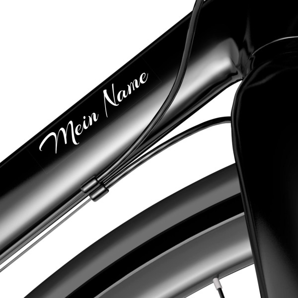 Namensaufkleber für Rennrad & Triathlon Fahrrad Namen Sticker