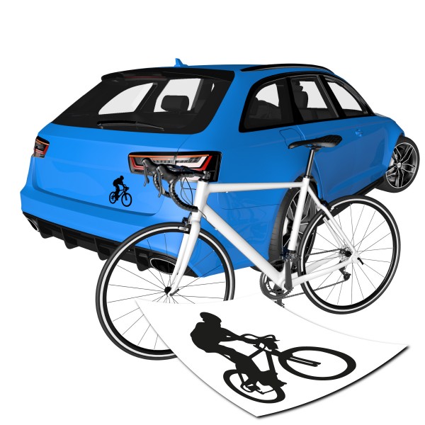 Motivaufkleber - Mountainbiker Sticker