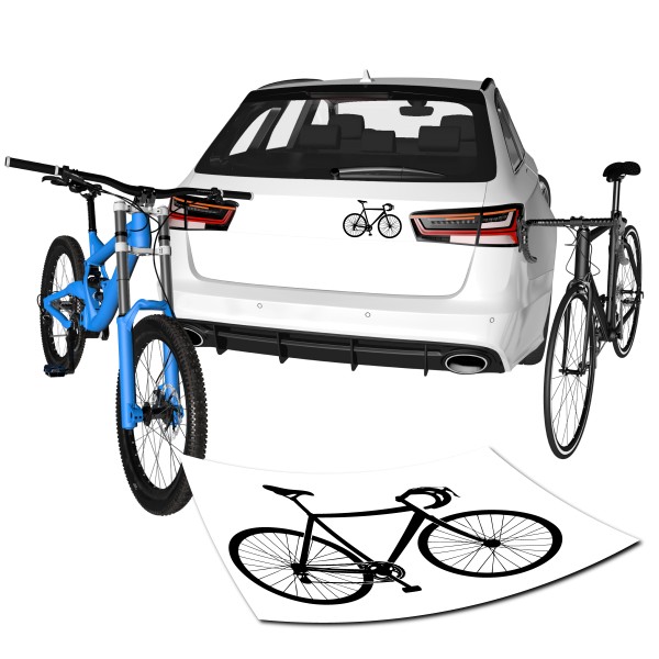 Motivaufkleber Rennrad