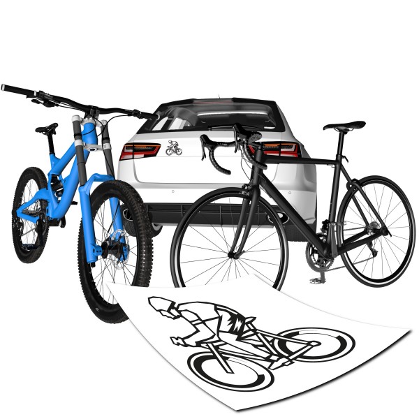 Zeitfahr Triathlon Aufkleber