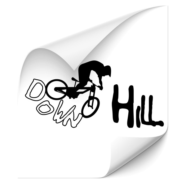 Downhill Race Biker Tattoo