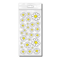 Blumen Fahrradaufkleber mit Gänseblümchen Blumen Fahrradaufkleber mit Gänseblümchen