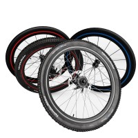 TOMALL 18-teilige Reflektierende Felgenstreifen - Für 16-19 Zoll Räder (Auto, Motorrad, Fahrrad), Selbstklebend, Weiß