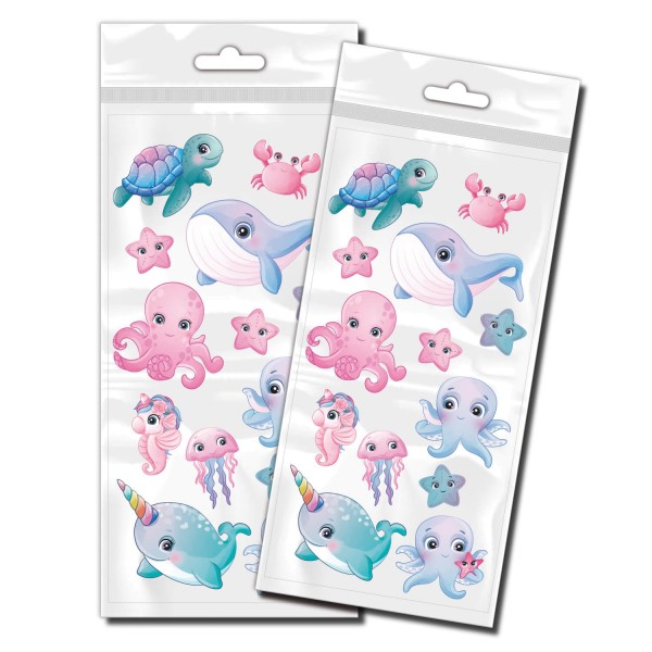 Baby Meerestiere Set Fahrrad Kindersticker - Kategorie Shop