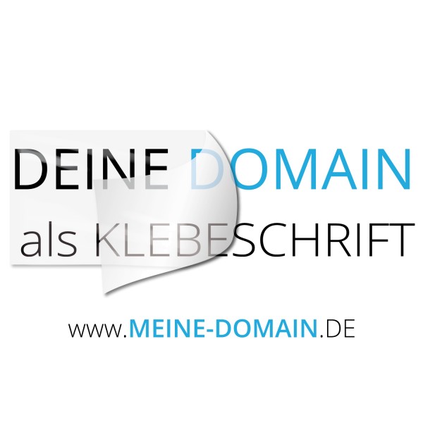 Domain Aufkleber