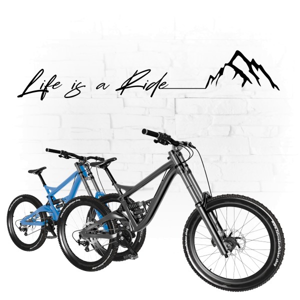 Life is a Ride | Wall Art | Wandtattoo | Bicycle