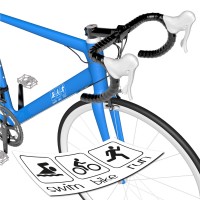 Triathlon Aufkleber Set | swim bike run Triathlon Aufkleber Set | swim bike run
