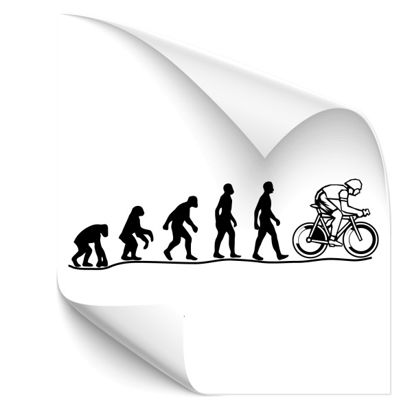 Evolution Triathlet Wandtattoo