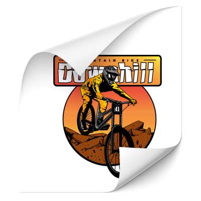 X2 Adesivi Personalizzati Per Nome Telaio Bici Bandiera San Giorgio Decalcomania In Vinile Casco Da Ciclismo - 22 Colori Disponibili - Foto 8