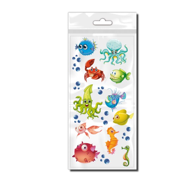 Stickerbogen Sea Animals