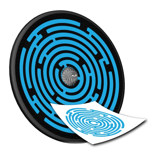 Scheibenrad Decal - Labyrinth -