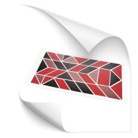 Reflektierende Dreieck & Rechteck Aufkleber Fahrrad Sticker Reflex Druck  von style4Bike jetzt Online bestellen!
