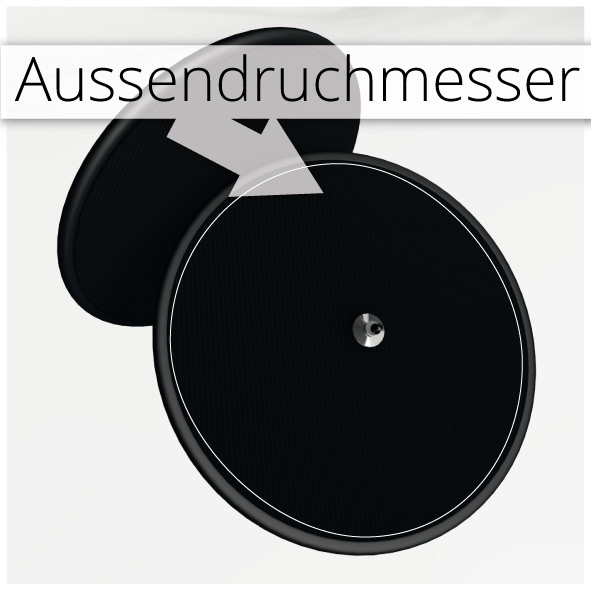 scheibenrad-aussendurchmesser