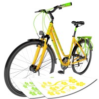 Aufkleberset Blume Blüten Aufkleberset Blume Blüten