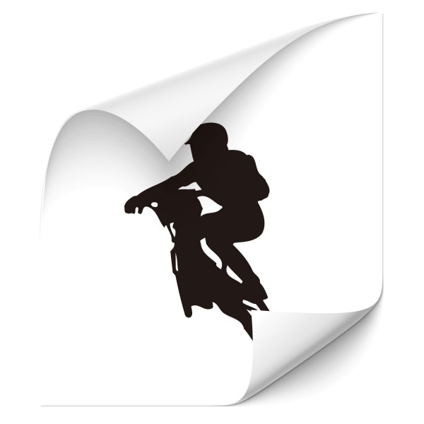 Motivaufkleber - MTB Fahrer Sticker