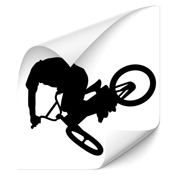 Mountainbiker Sticker - Motivaufkleber -