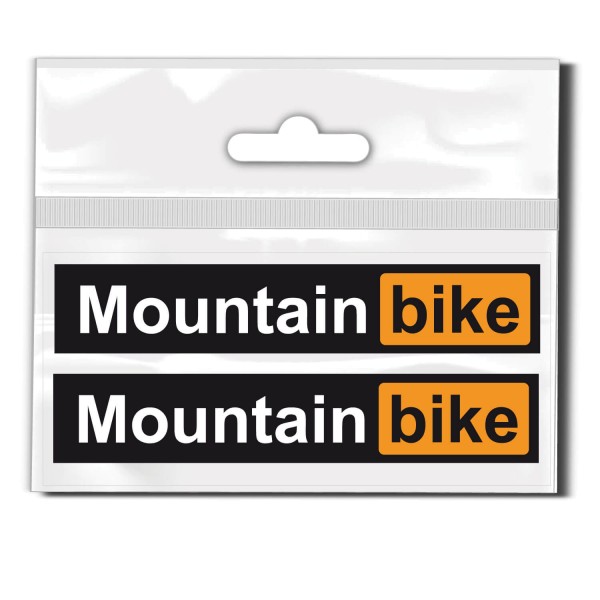 Mountainbike Schriftzug Set Rahmen Aufkleber - Beschriftung