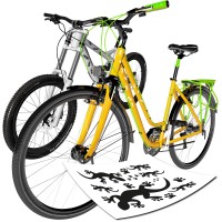 Gekko Fahrrad Aufkleber Gekko Fahrrad Aufkleber