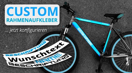 Aufkleber für Ihr Fahrrad