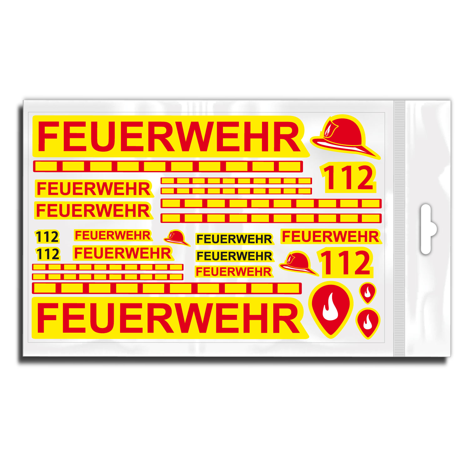 Feuerwehr Schrift Aufkleber Sticker Rahmen Einsatz Fire Rettungsg in Bayern  - Weiden (Oberpfalz), Tuning & Styling Anzeigen