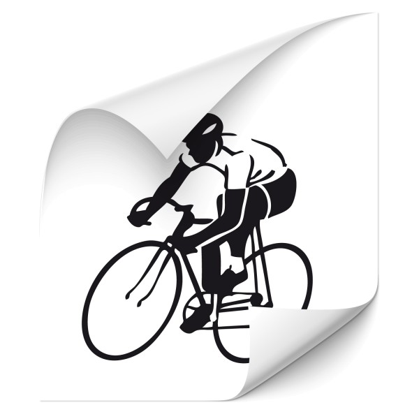 Motivaufkleber - Oldschool Biker - Sticker