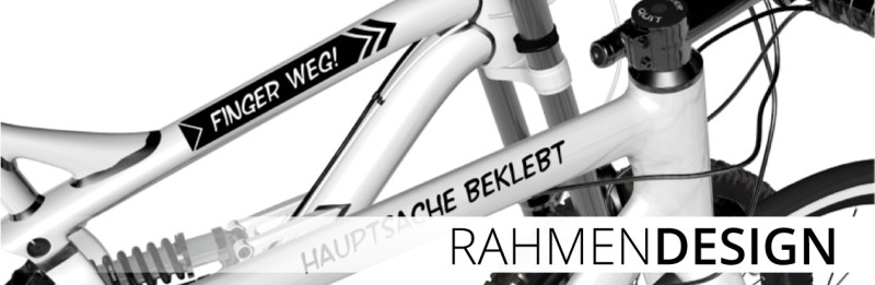 Fahrrad Aufkleber › Rahmendesign