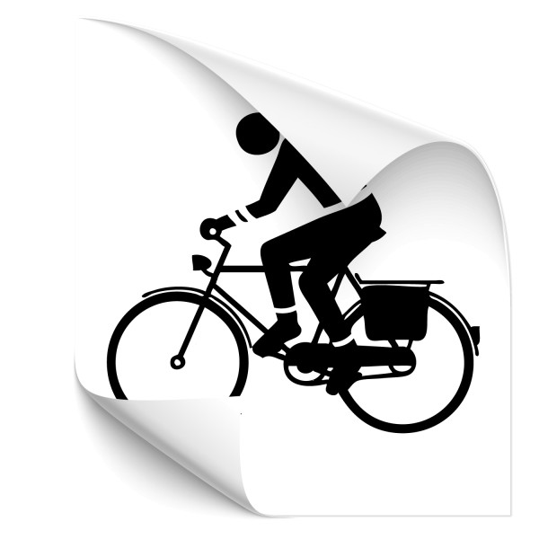 Motivaufkleber - Tourenrad - Sticker