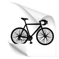 Motivaufkleber Rennrad Motivaufkleber Rennrad