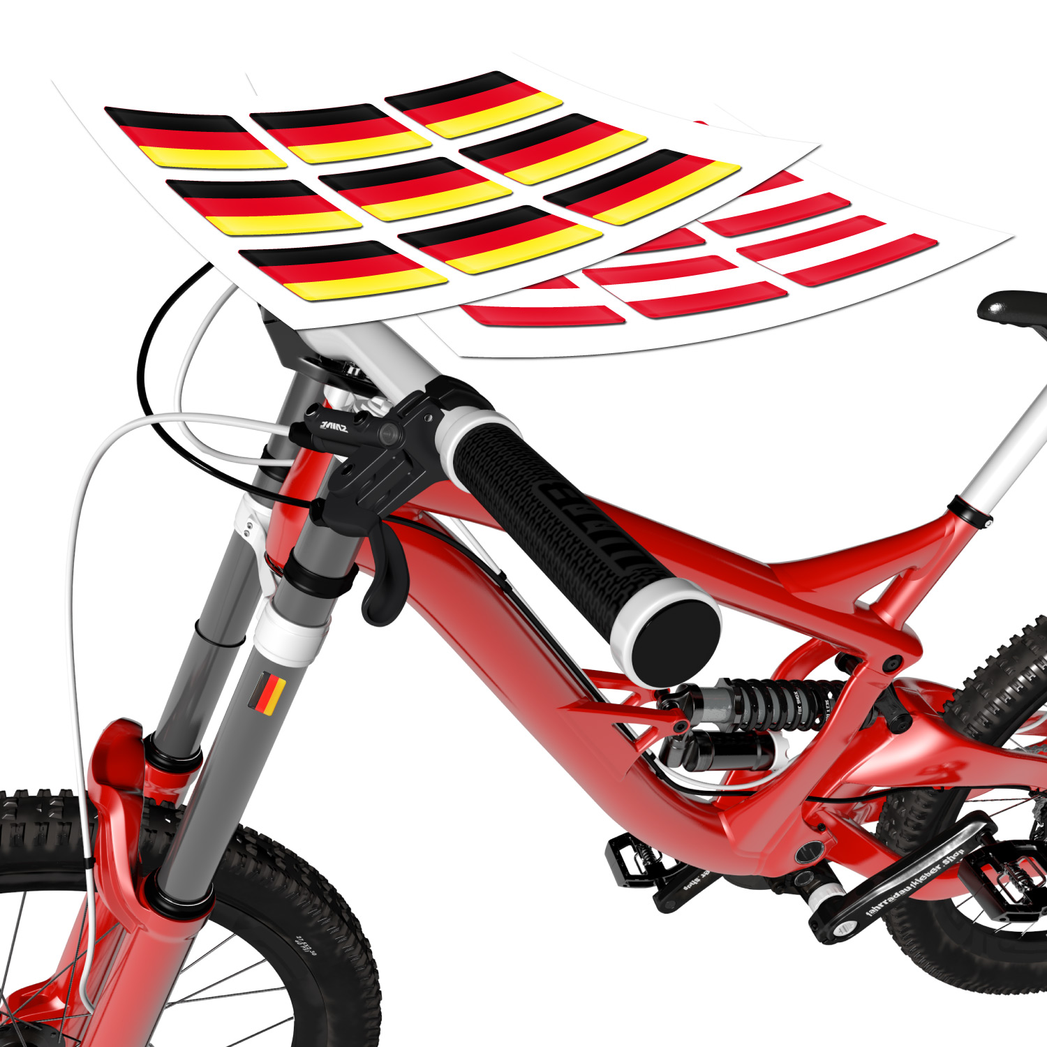 Fahrrad Tattoo Aufkleber