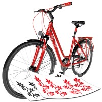 Ranken Blüten Aufkleber Set | 4-teilig Ranken Blüten Aufkleber Set | 4-teilig